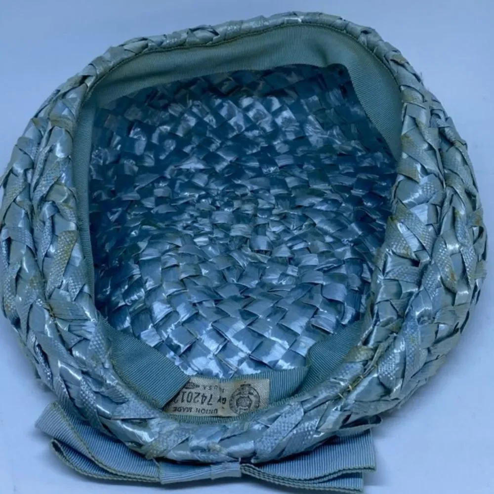 Vintage Union Made Blue Hat - Picture 7 of 8